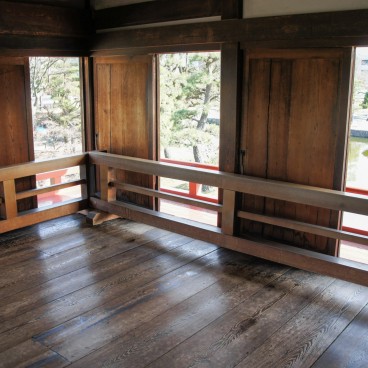 Matsumoto Castle, Inside view of the keep 3