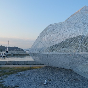 Naoshima Art Island, Naoshima Pavilion in Miyanoura Port