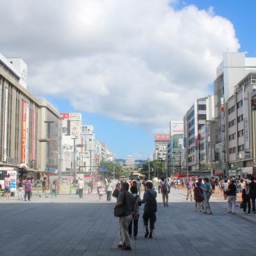 Himeji, Main avenue between the station and the Castle