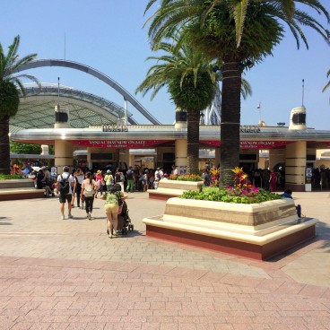 Universal Studios Japan (USJ, Osaka), entrance of the park and ticket booths