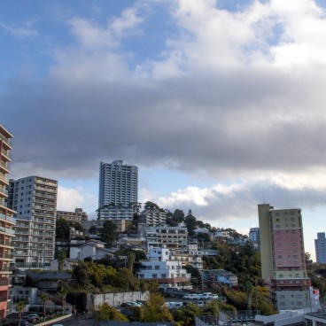 Atami, High-rise buildings on the seaside