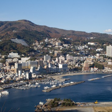Atami, View on the city and its marina