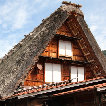 Shirakawa-go, A thatched roof house