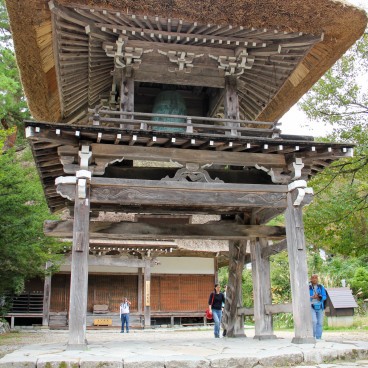 Shirakawa-go, Bell tower in Myozen-ji temple