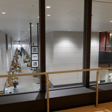 Wholesale Market Observation Windows of Fruit and Vegetable Building in Toyosu