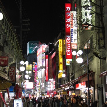 Ameyoko (Ueno), Night view of the street market 3