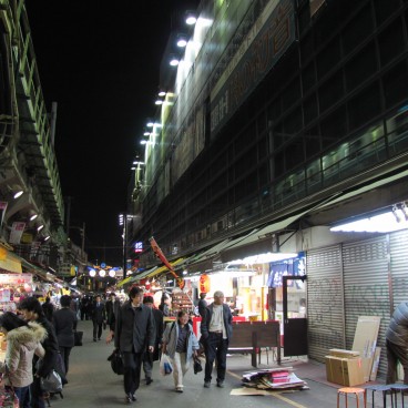 Ameyoko (Ueno), Night view of the street market 7