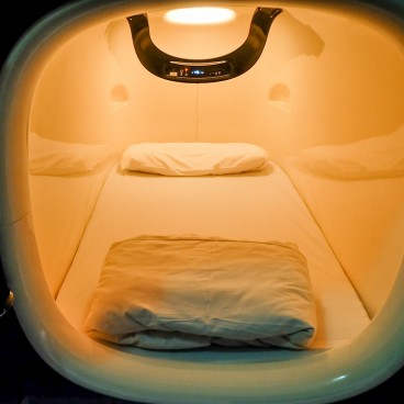 Capsule Hotel, Inside view of a capsule 2