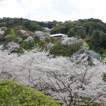 Keage Incline in Kyoto, View on the side opposite the city