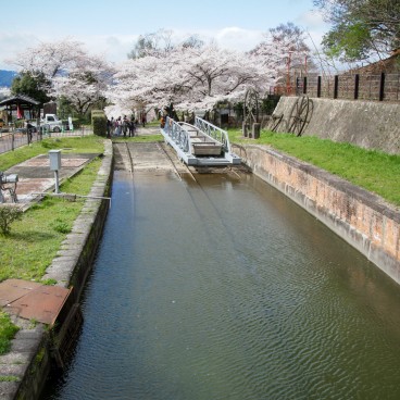 Keage Incline (Kyoto), Lake Biwa Yamashina Canal in spring