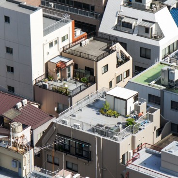 View on the rooftops of Tokyo 6