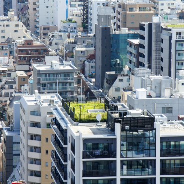 View on the rooftops of Tokyo 4
