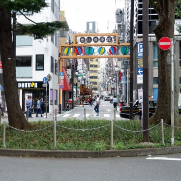 Shopping street from JR Ebisu Station