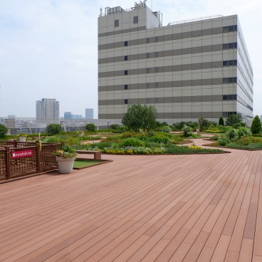 Terrace-deck of the Ebisu Atré Mall