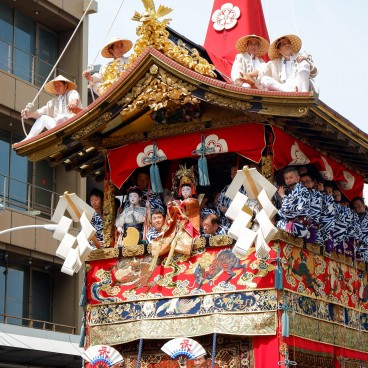 Gion Matsuri in Kyoto, Hoko Naginata float