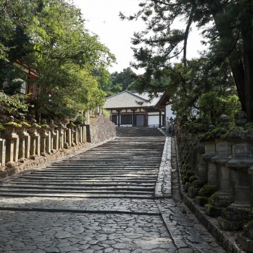 Nigatsu-do in Nara, Stairway to the temple