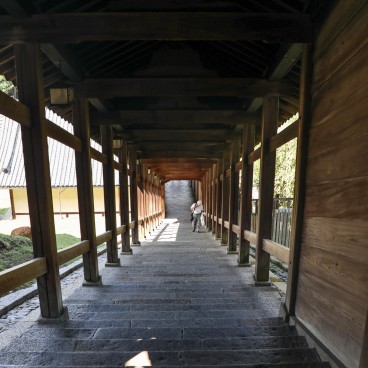 Nigatsu-do in Nara, Covered stairway
