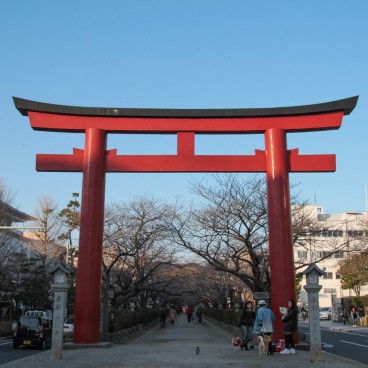 Tsurugaoka Hachimangu (Kamakura), Great Nino Torii gate