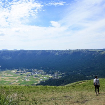 Mount Aso (Kyushu), View on the foot of the volcano 2