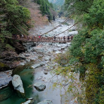 Iya-Kazurabashi Bridge in Shikoku