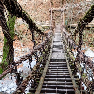Oku-Iya Kazurabashi Bridge in Shikoku