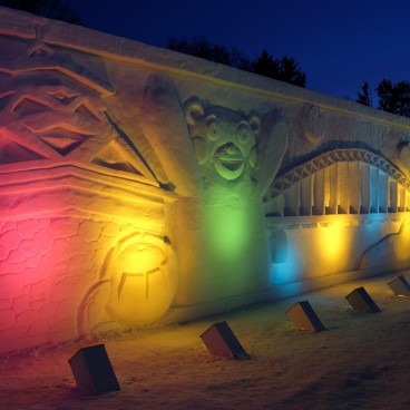 Asahikawa Fuyu Matsuri, Night Illuminations