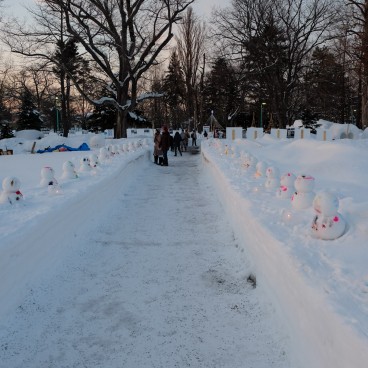 Asahikawa Fuyu Matsuri, Snowmen
