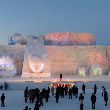 Asakikawa Fuyu Matsuri, in 2017, Monumental Snow Sculpture