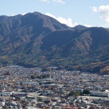 Fujiyoshida, View on Shimoyoshida