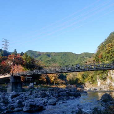 Suspension bridge near Mitake Station (Ome) 2