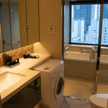 Oakwood Premier Tokyo, Bathroom and toilets of the Une chambre Deluxe