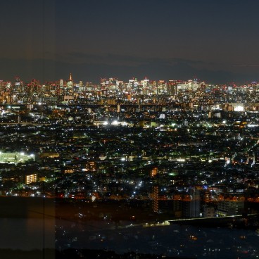 I-Link Tower, Chiba, Night view of Tokyo