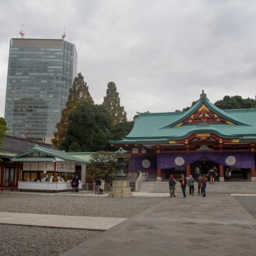 Hie-jinja (Tokyo), Hall of worship Haiden