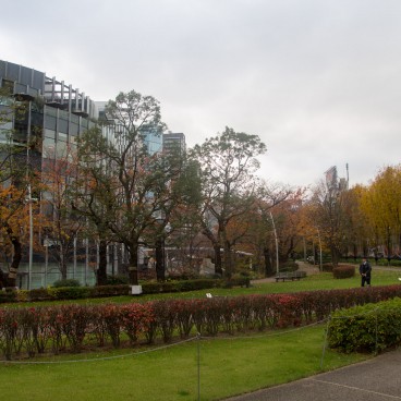 Tokyo Midtown (Akasaka), Midtown Garden alley in autumn