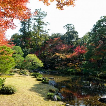 Murin-an, Kyoto, garden in autumn 5