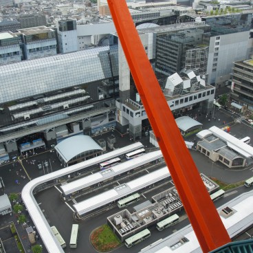 Kyoto Tower, View on Kyoto Station