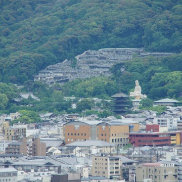 Kyoto Tower, View on Higashiyama