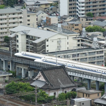 Kyoto Tower, View on the Shinkansen 2