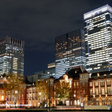 Marunouchi, Tokyo Station at night