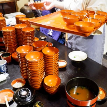Morioka, Azuyama Honten, Wanko Soba Restaurant