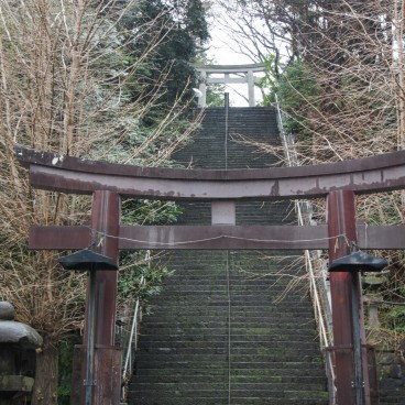 Tokyo, Atago-jinja, Shussei no ishidan stairway 2