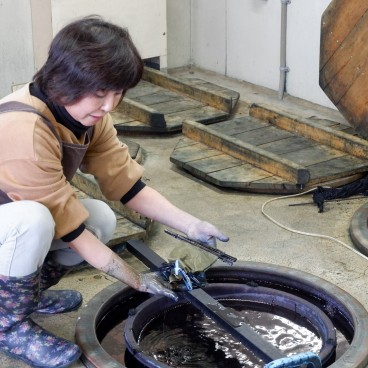 Morioka Tezukuri Mura, Fabric dyeing workshop 3