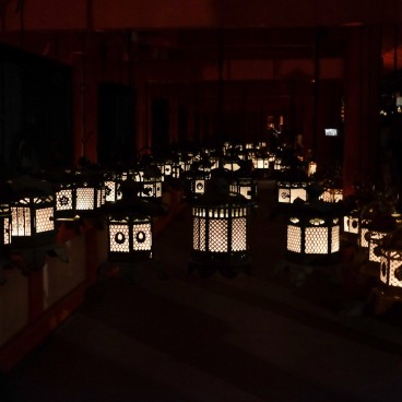 Nara, Kasuga Taisha, Setsubun Mantoro, Bronze Lanterns 2