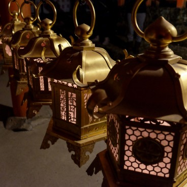 Nara, Kasuga Taisha, Setsubun Mantoro, Bronze Lanterns