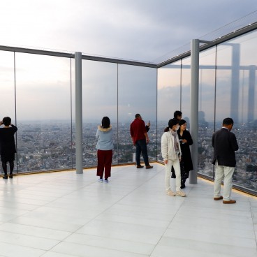Shibuya Sky Observatory (Scramble), View of the Sky Stage outdoor platform 