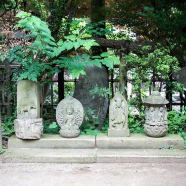 Chofu, Jindai-ji, engraved stones 2