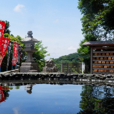 Kamakura, Starting point of Tenen Hiking Trail after Kencho-ji and Mount Fuji viewing spot