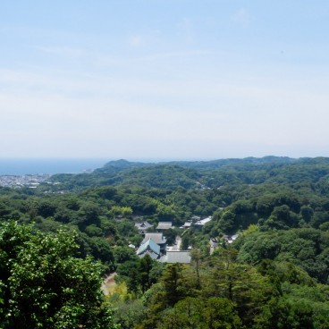 Tenen Hiking Trail, View on Kamakura