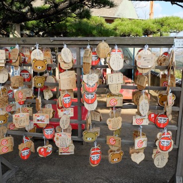 Onomichi, Ema plates on the Temple Walk