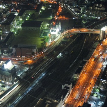Osaka, Abeno Harukas, View towards East